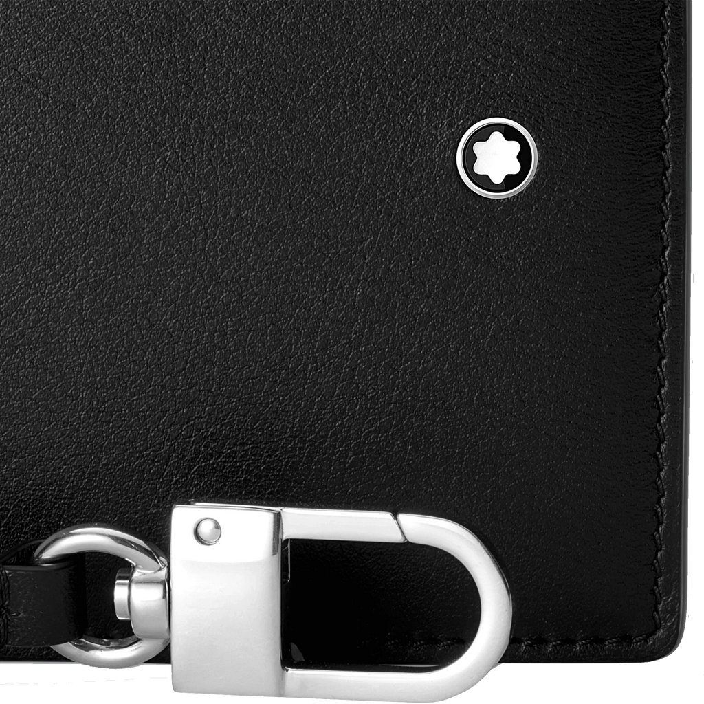 Montblanc portafoglio 6 scomparti Meisterstück Selection Soft nero 129699