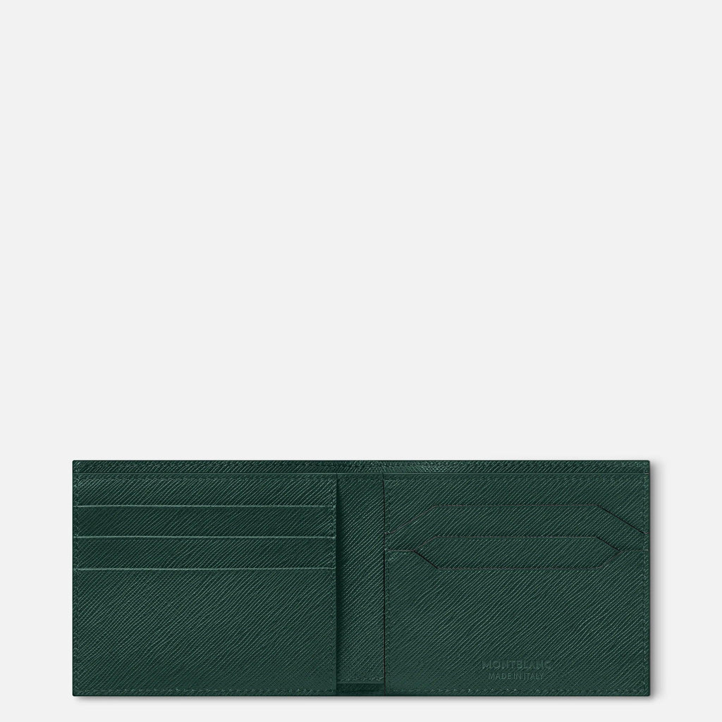 Montblanc portafoglio 6 scomparti Montblanc Sartorial verde inglese smeraldo 130821
