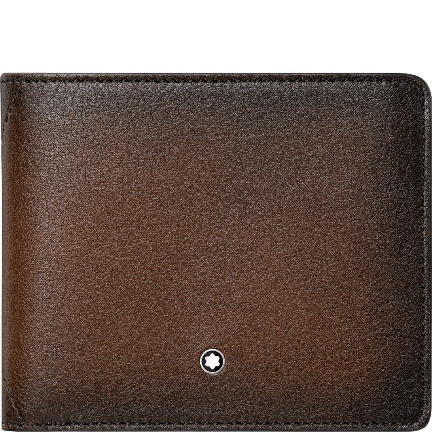 Montblanc portafoglio 6CC Meisterstuck Sfumato marrone 118346