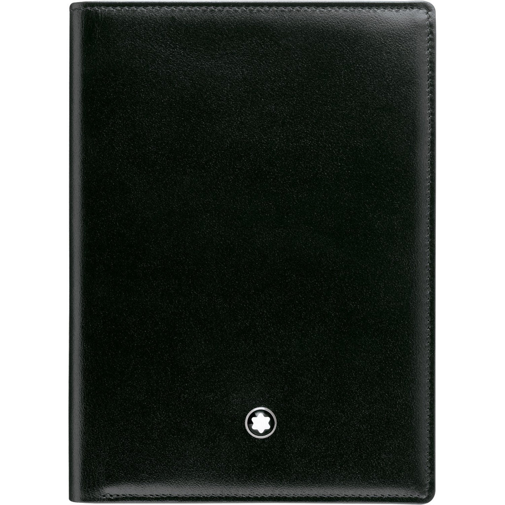 Montblanc portafoglio 7 scomparti e porta documento d'identità Meisterstück nero 35798