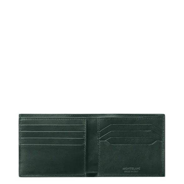 Montblanc portafoglio 8 scomparti Meisterstück 4810 verde 130936