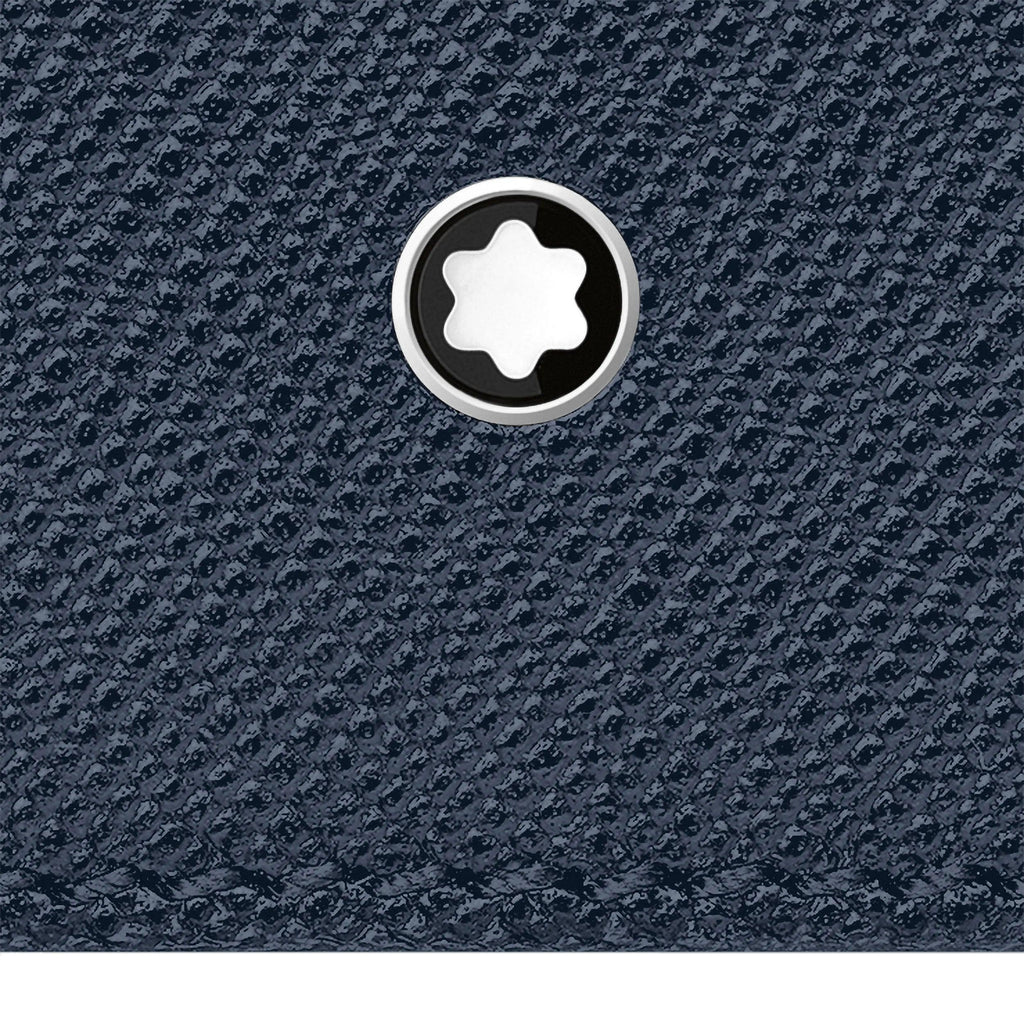 Montblanc portafoglio 8 scomparti Montblanc Sartorial blu 128587