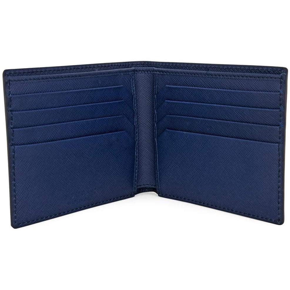 Montblanc portafoglio 8 scomparti Sartorial blu indaco 113213