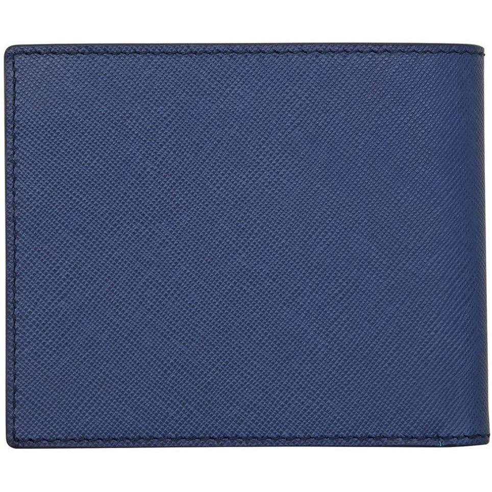 Montblanc portafoglio 8 scomparti Sartorial blu indaco 113213