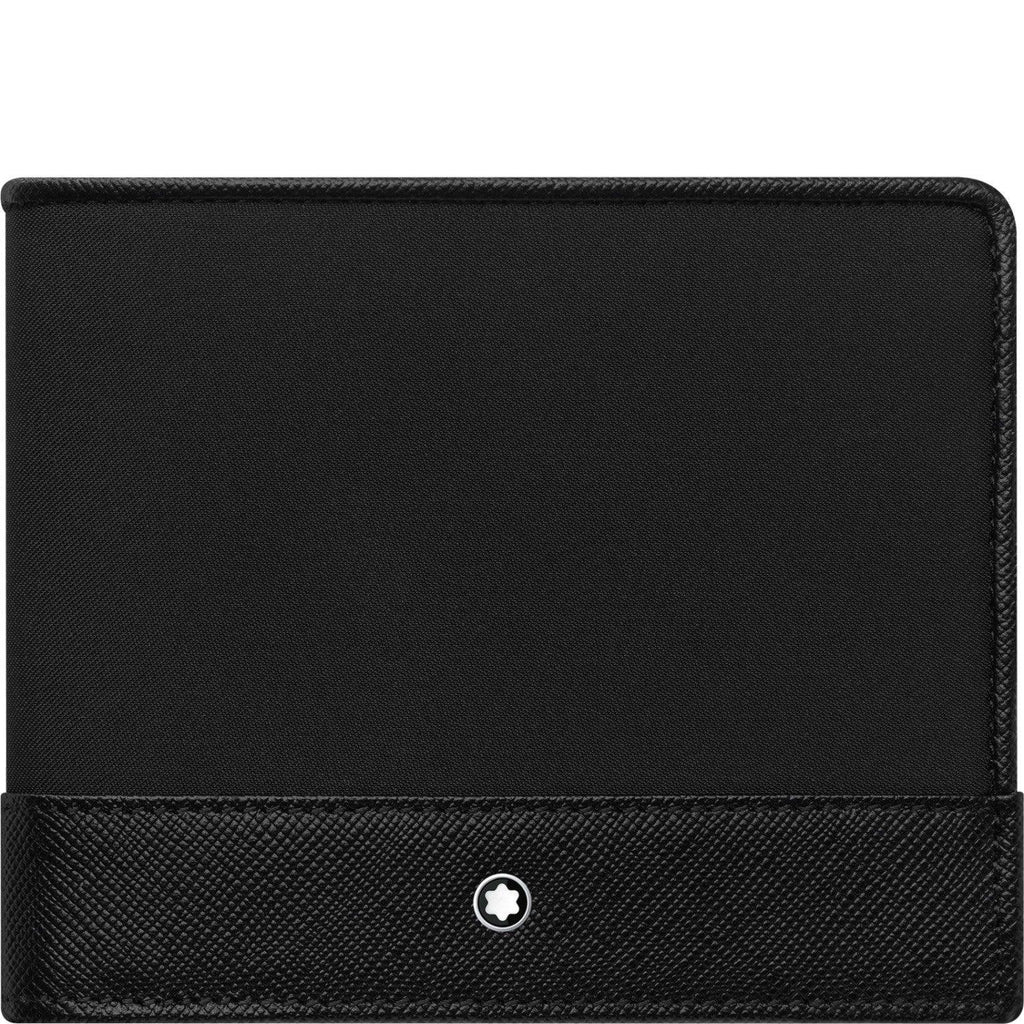 Montblanc portafoglio 8 scomparti Sartorial Jet nero 118393