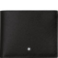 Montblanc portafoglio 9 scomparti con tasca trasparente Sartorial nero 113210