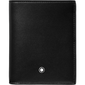 Montblanc portafoglio compatto 6 scomparti Meisterstück nero 129677