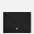 Montblanc portafoglio con 6 scomparti e 2 tasche trasparenti Montblanc Sartorial nero 130318