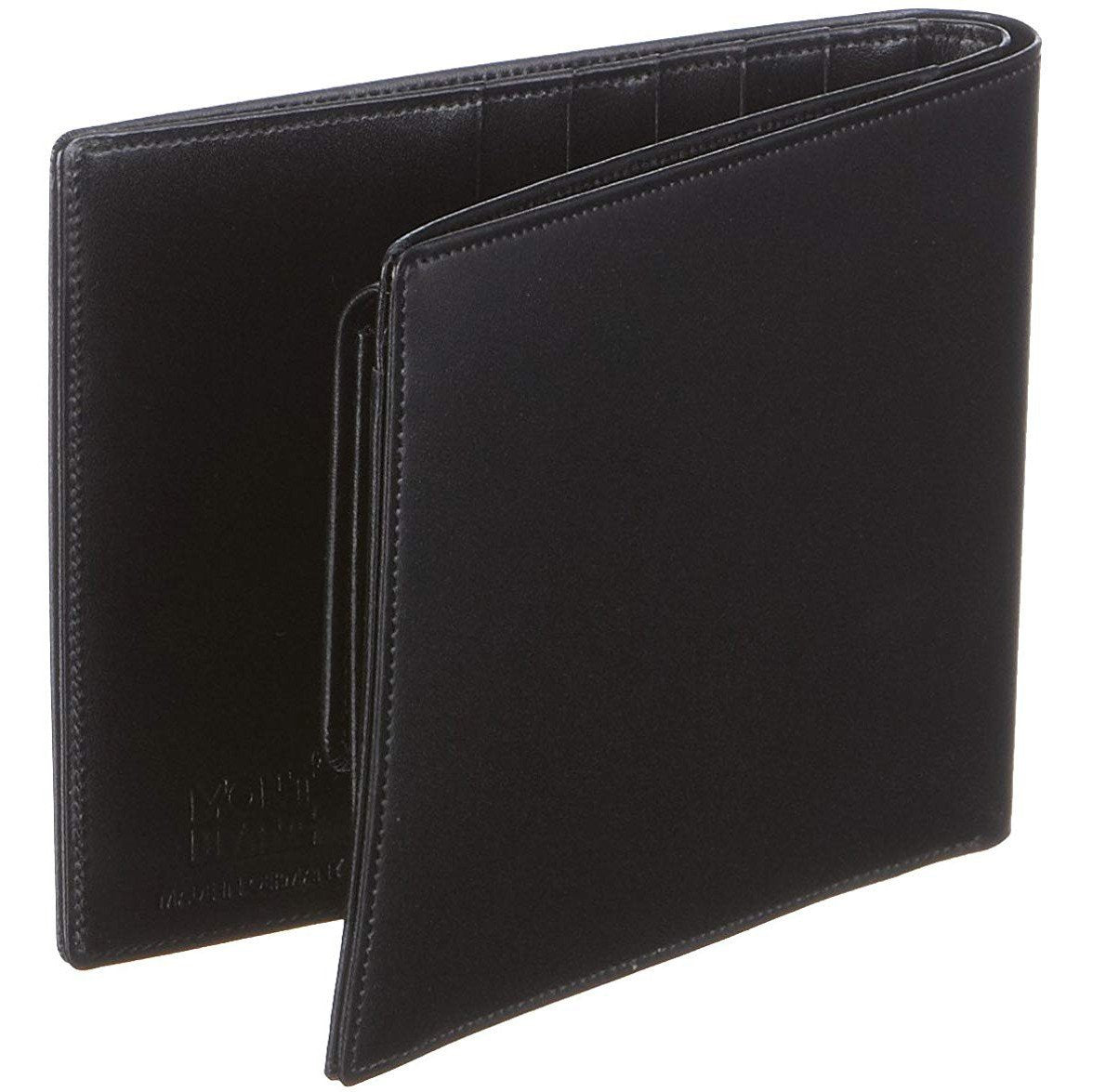 Montblanc portafoglio grande 5 scomparti con portamonete Meisterstück nero 14103