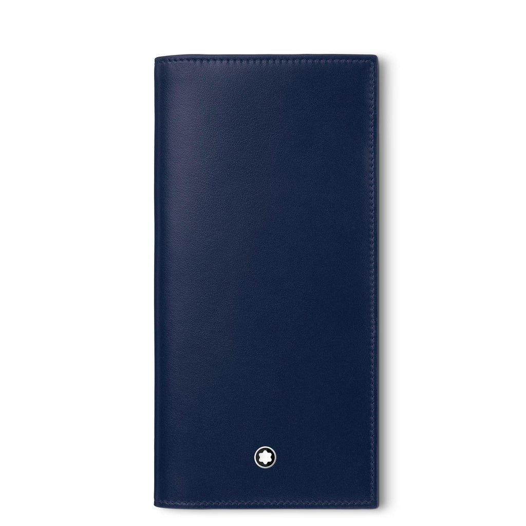 Montblanc portafoglio lungo 15CC Ink Blue 131696