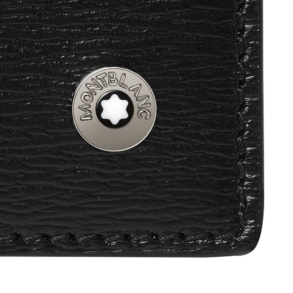 Montblanc portafoglio lungo 6 scomparti tasca con cerniera 4810 Westside nero 114694