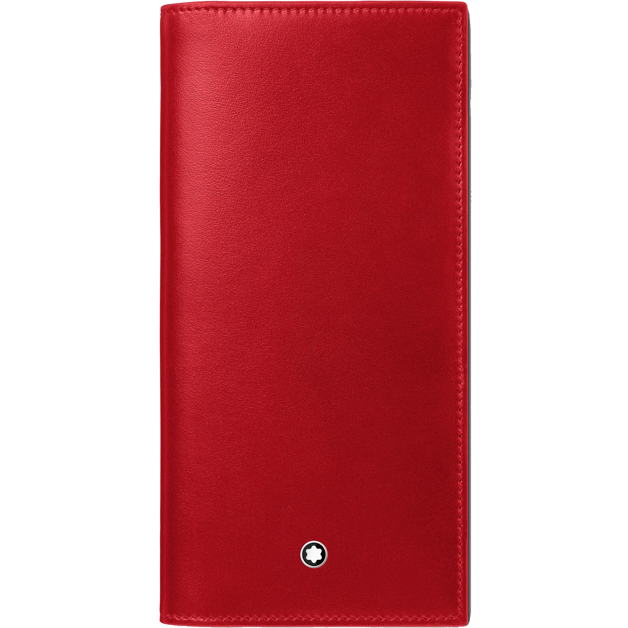 Montblanc portafoglio lungo Meisterstück 15 scomparti nero/rosso 129682