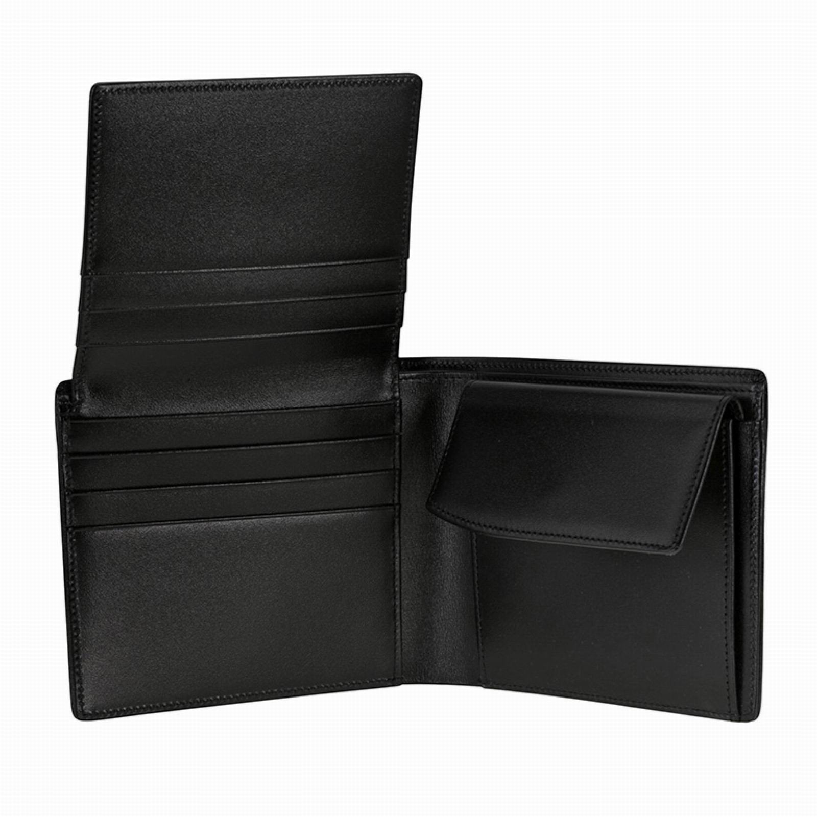 Montblanc Portafoglio Meisterstück 10 scomparti con portamonete nero 5524 nuova referenza 198315