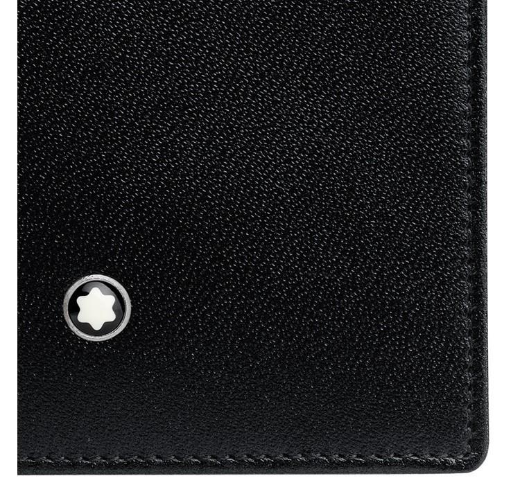 Montblanc portafoglio Meisterstück 4 scomparti nero 11987