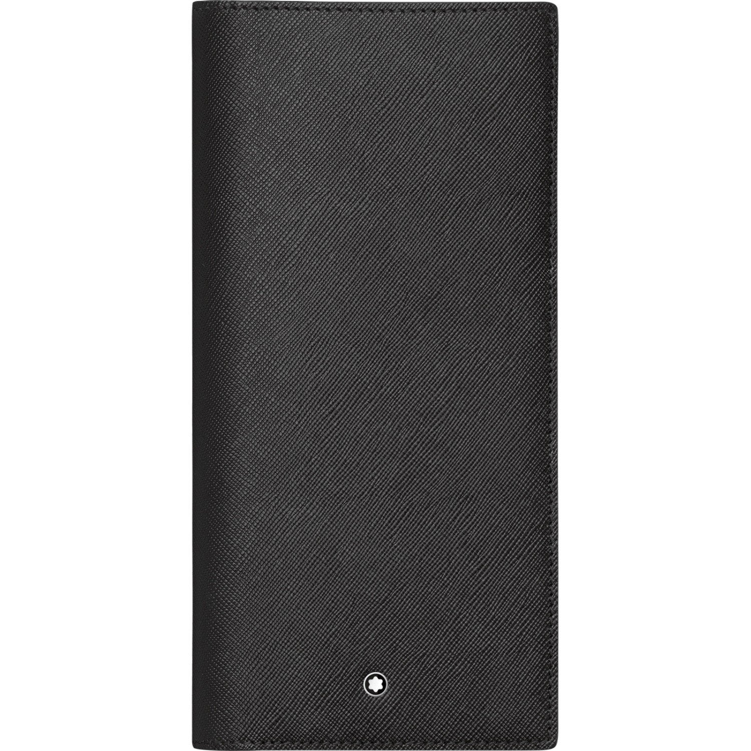 Montblanc portafoglio verticale 12 scomparti con tasca a vista Sartorial nero 113207