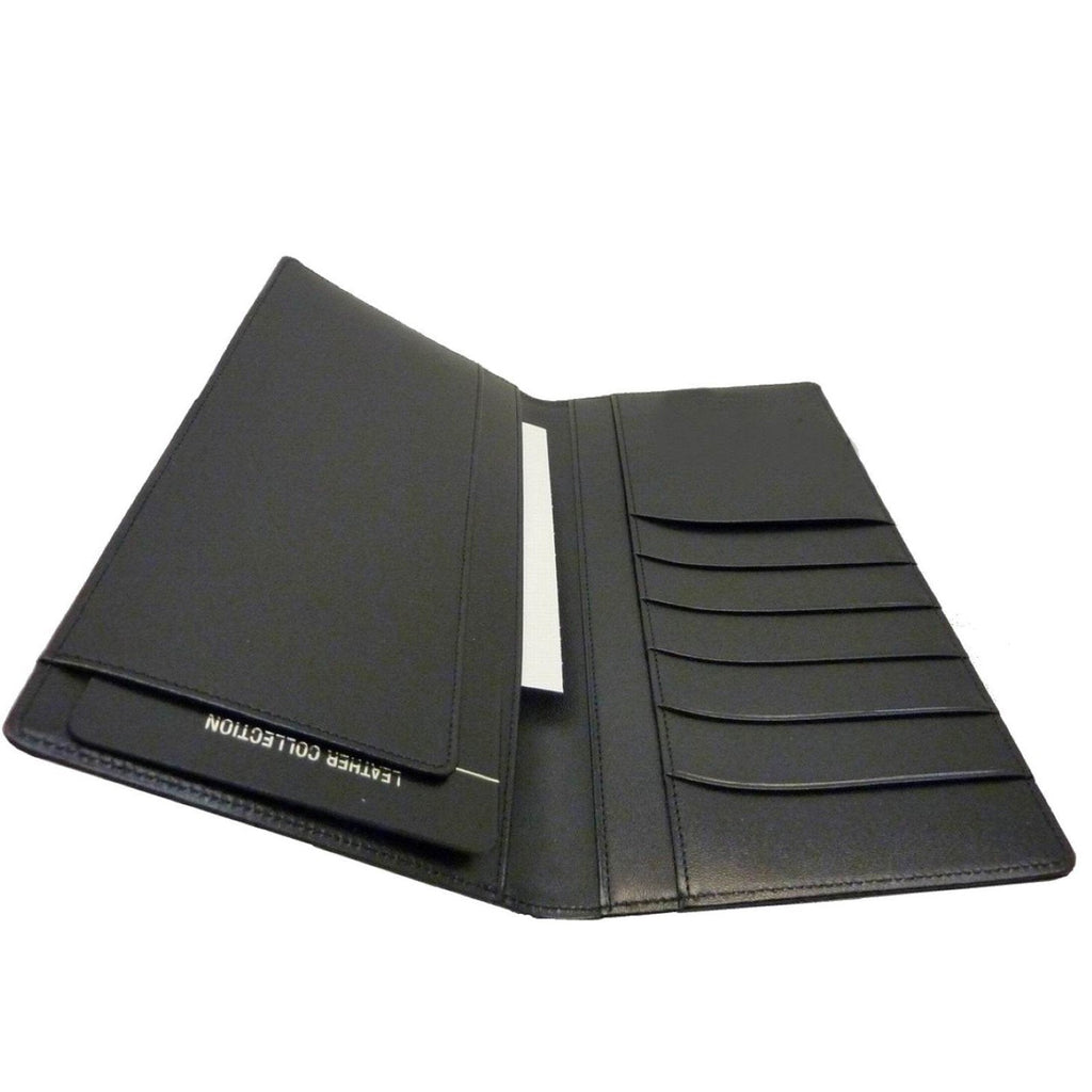 Montblanc portafoglio verticale 6 scomparti Meisterstück nero 35790