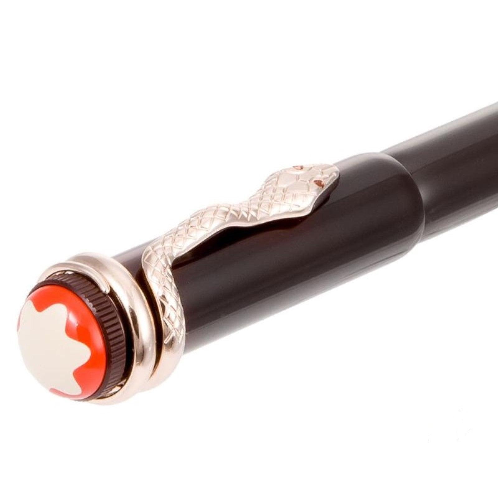 Montblanc roller Heritage collection Rouge & Noir Tropic Brown special edition 116552