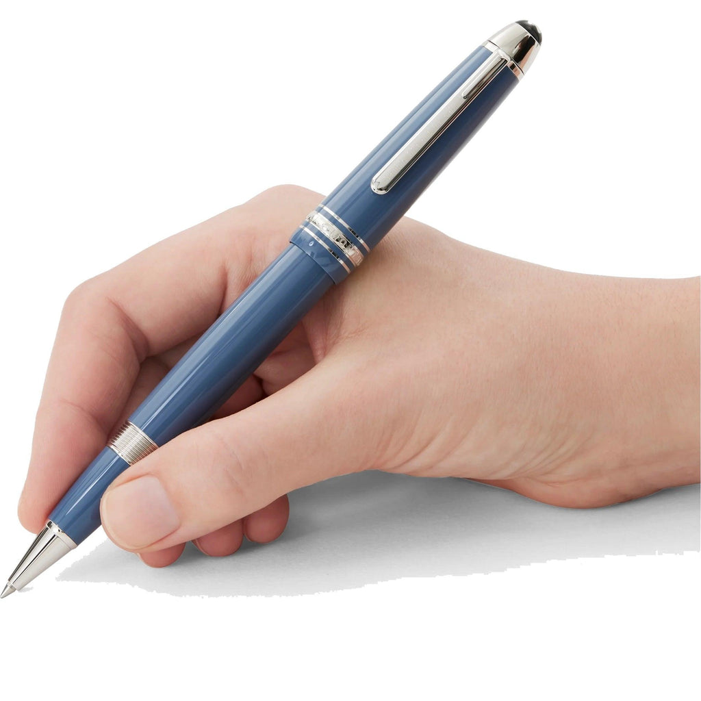 Montblanc roller Meisterstück Glacier LeGrand blu 129394