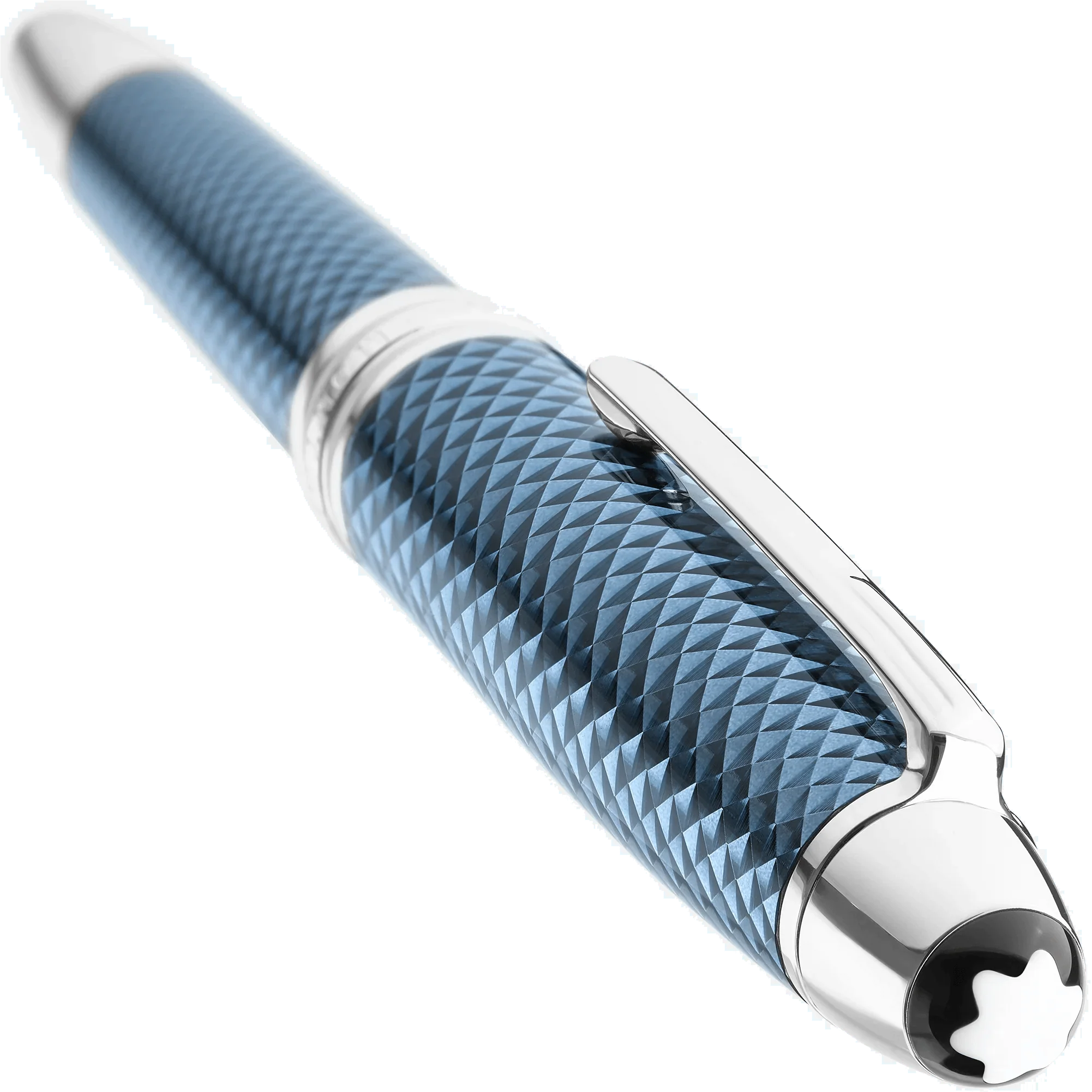 Montblanc roller Meisterstück Glacier Solitaire blu 129408