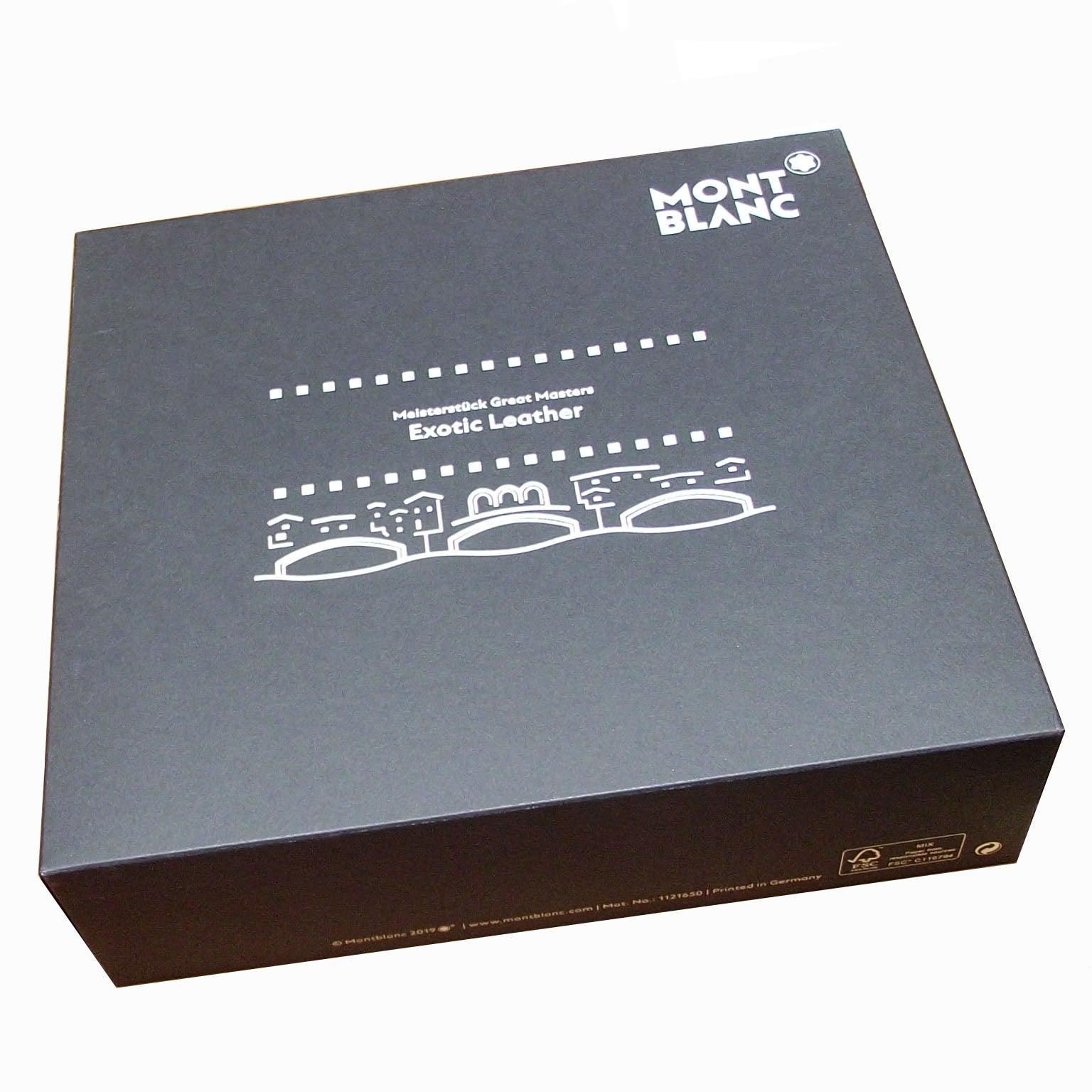 Montblanc roller Meisterstück LeGrand Great Masters for Firenze pelle alligatore blu 125572