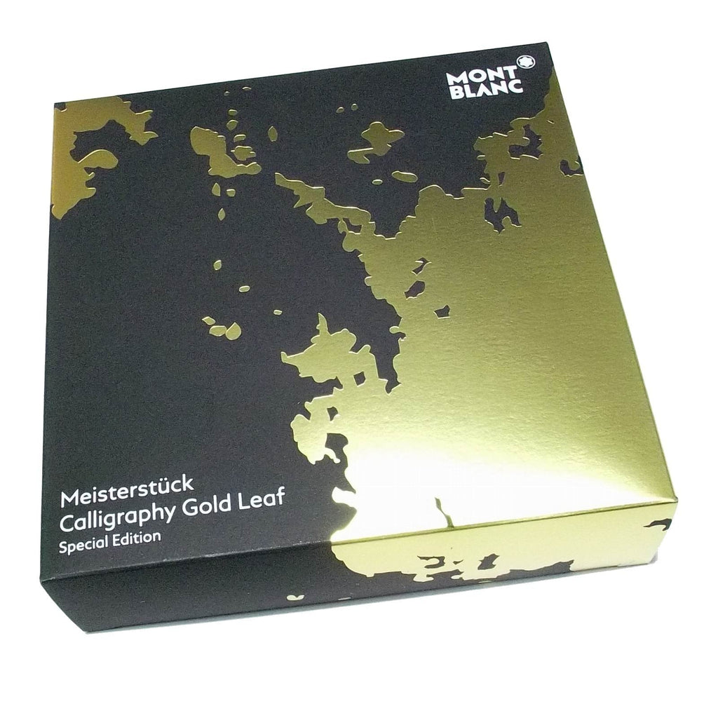 Montblanc roller Meisterstück Solitaire Calligraphy foglia d'oro 119689