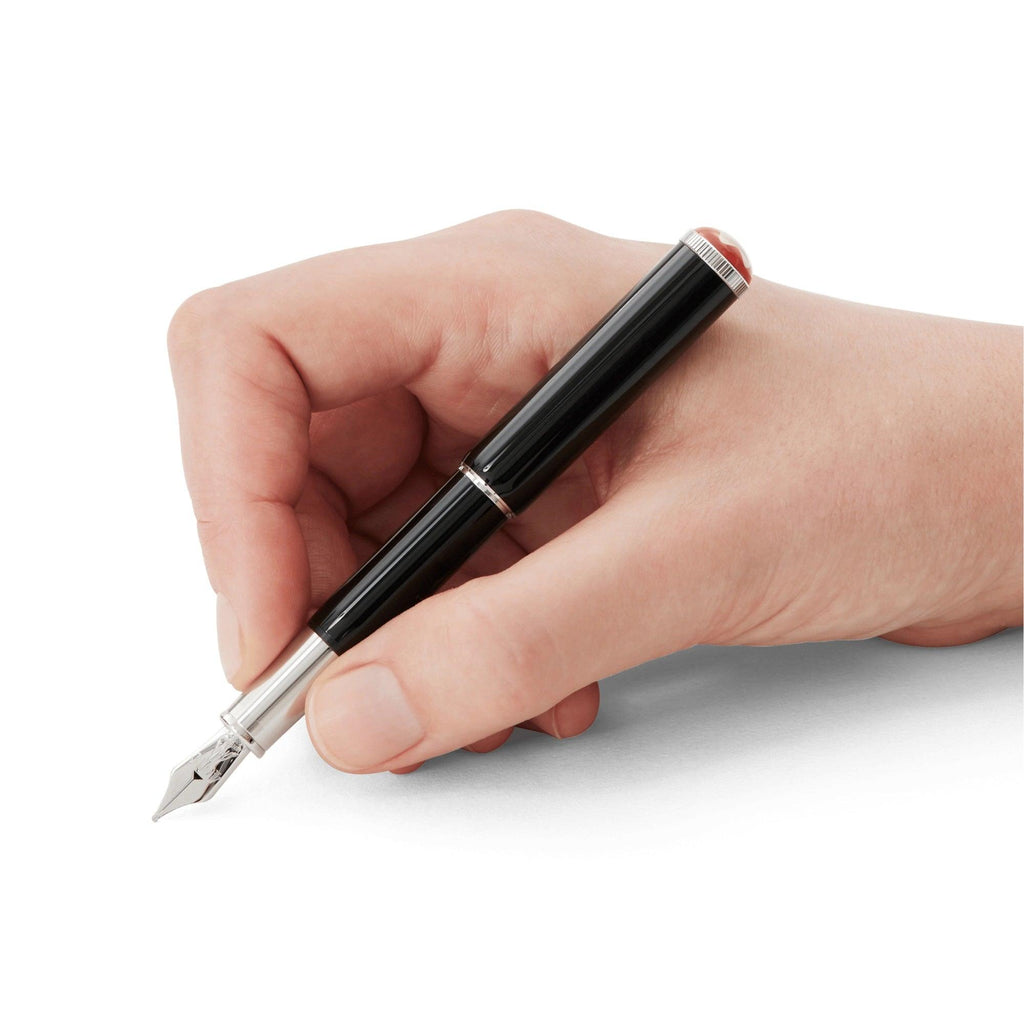 Montblanc stilografica Heritage Rouge et Noir “Baby” Edizione Speciale Nera punta M 127801