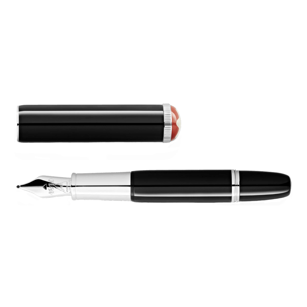 Montblanc stilografica Heritage Rouge et Noir “Baby” Edizione Speciale Nera punta M 127801