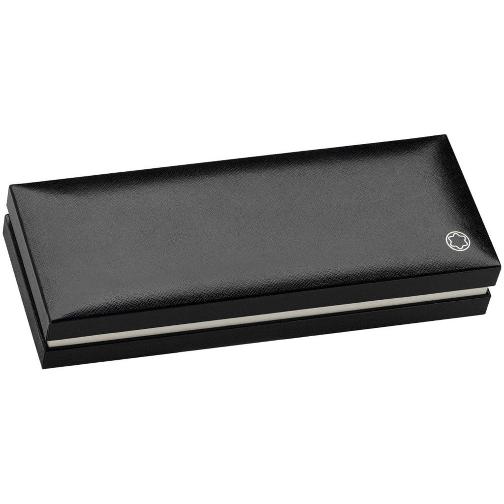 Montblanc stilografica Meisterstück Platinum-Coated LeGrand Traveller nera punta F 114225