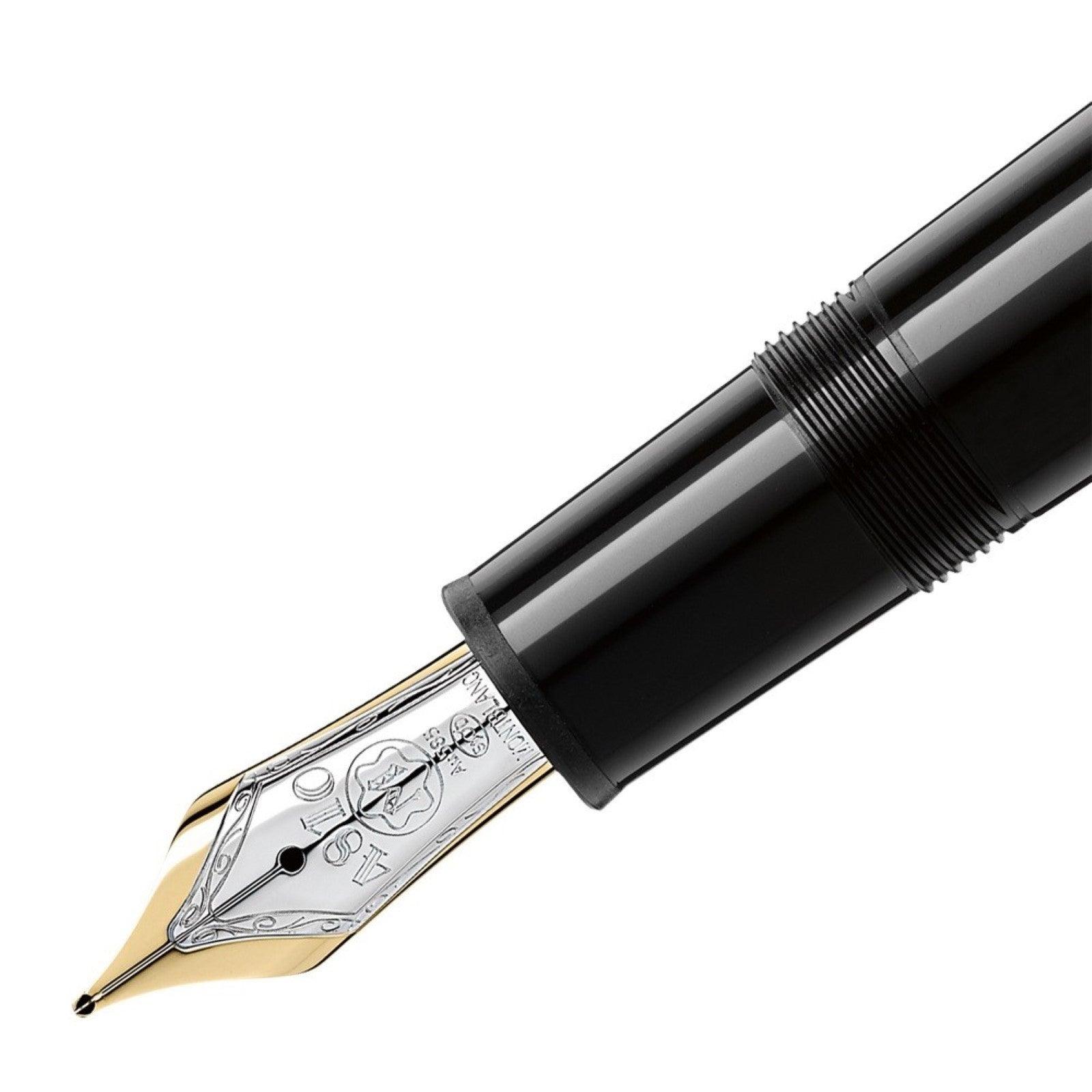 Montblanc stilografica Meisterstuck Platinum Legrand Traveller punta M 114226