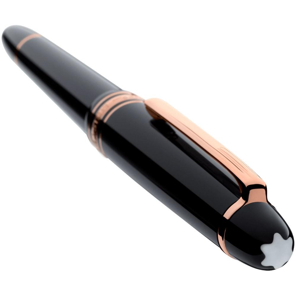 Montblanc stilografica Meisterstück Red Gold Classique punta F 112675