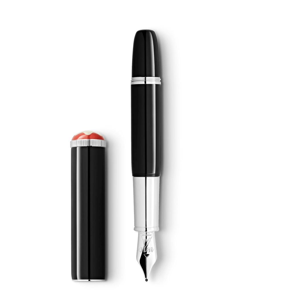 Montblanc stilografica Montblanc Heritage Rouge et Noir Baby edizione speciale nero punta F 127800