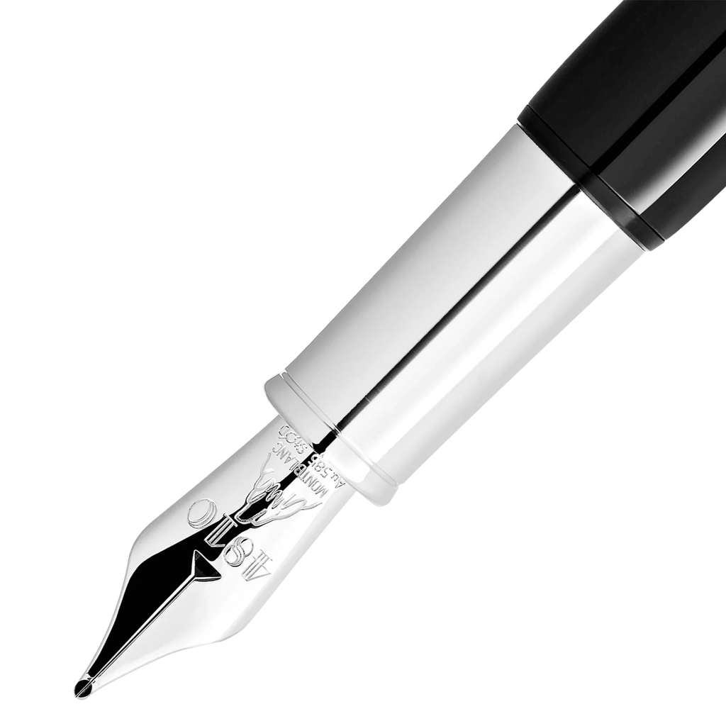 Montblanc stilografica Montblanc Heritage Rouge et Noir Baby edizione speciale nero punta F 127800