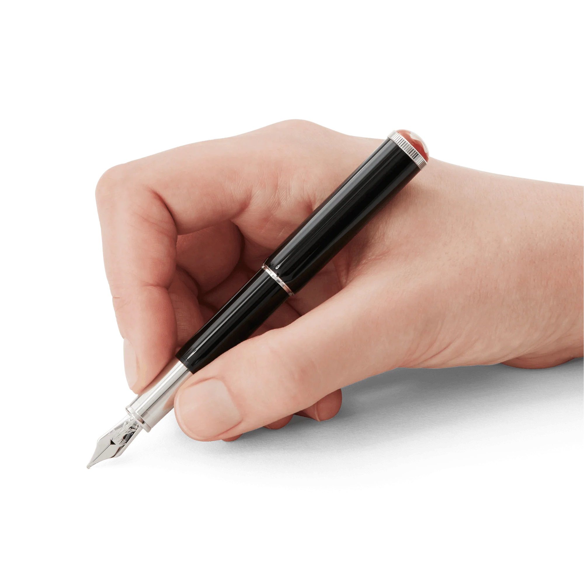 Montblanc stilografica Montblanc Heritage Rouge et Noir Baby edizione speciale nero punta F 127800