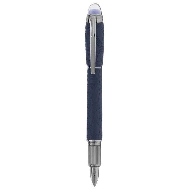 Montblanc stilografica Starwalker Spaceblue Resin punta M 130211