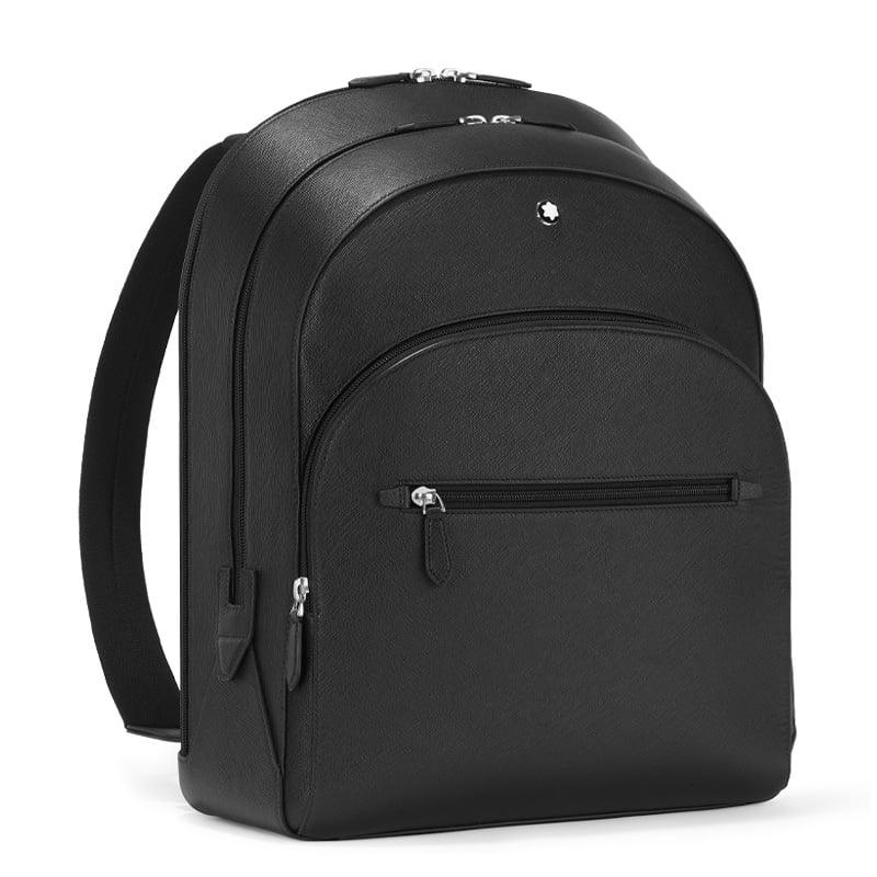 Montblanc zaino grande 3 scomparti sartorial nero 130274
