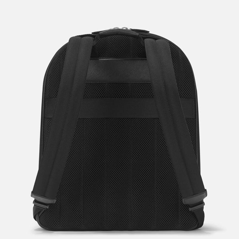 Montblanc zaino grande 3 scomparti sartorial nero 130274