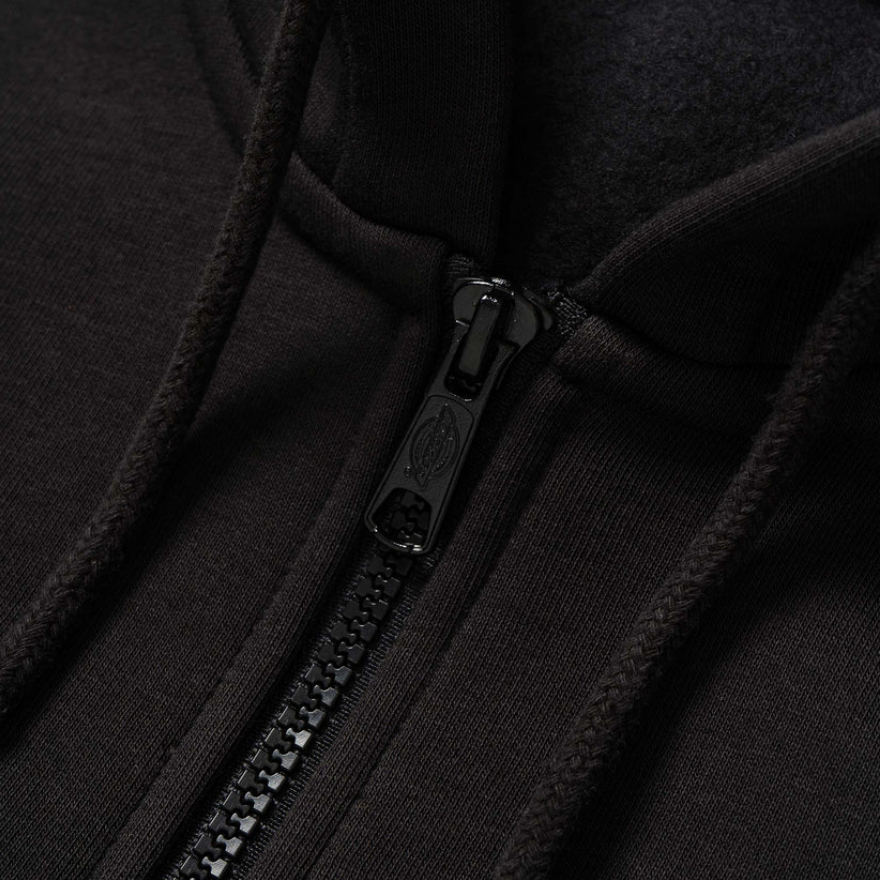 Dickies Felpa con cappuccio e cerniera intera da uomo Oakport DK0A4XD3BLK nero