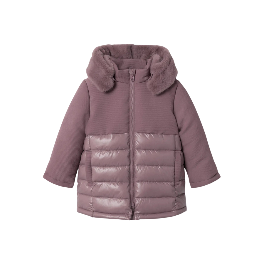 Piumino Bambina name it Marol Rosa con Cappuccio 13246828
