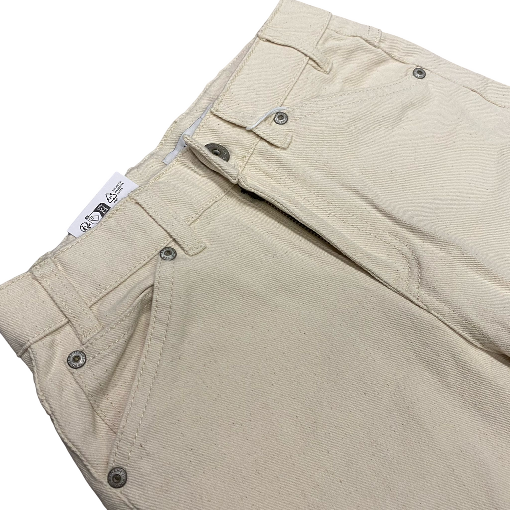 name it pantalone junior in cotone con vestibilità regolare Mryan 13220713 ecru