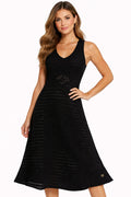 Yes Zee Vestito Donna A469/BR00 0801 Nero – Abito Casual Elegante PE26
