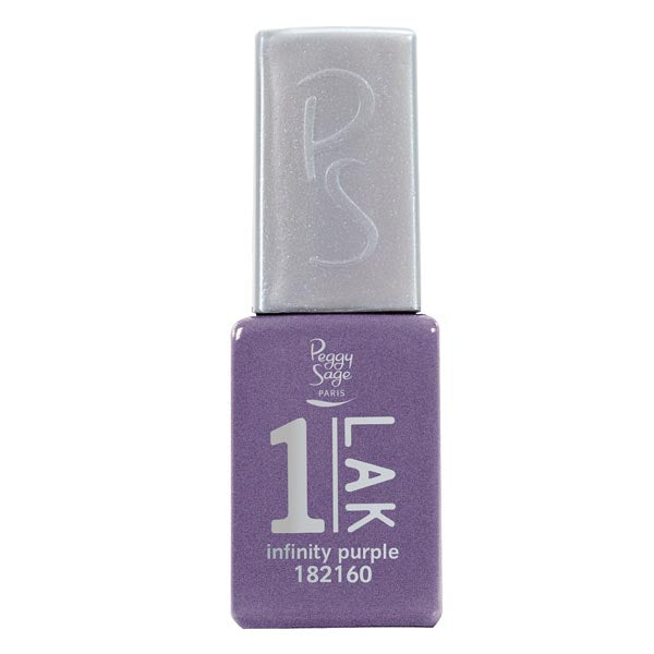 PEGGY SAGE  ONE-LAK 1-STEP GEL POLISH  INFINITY PURPLE 5 ML