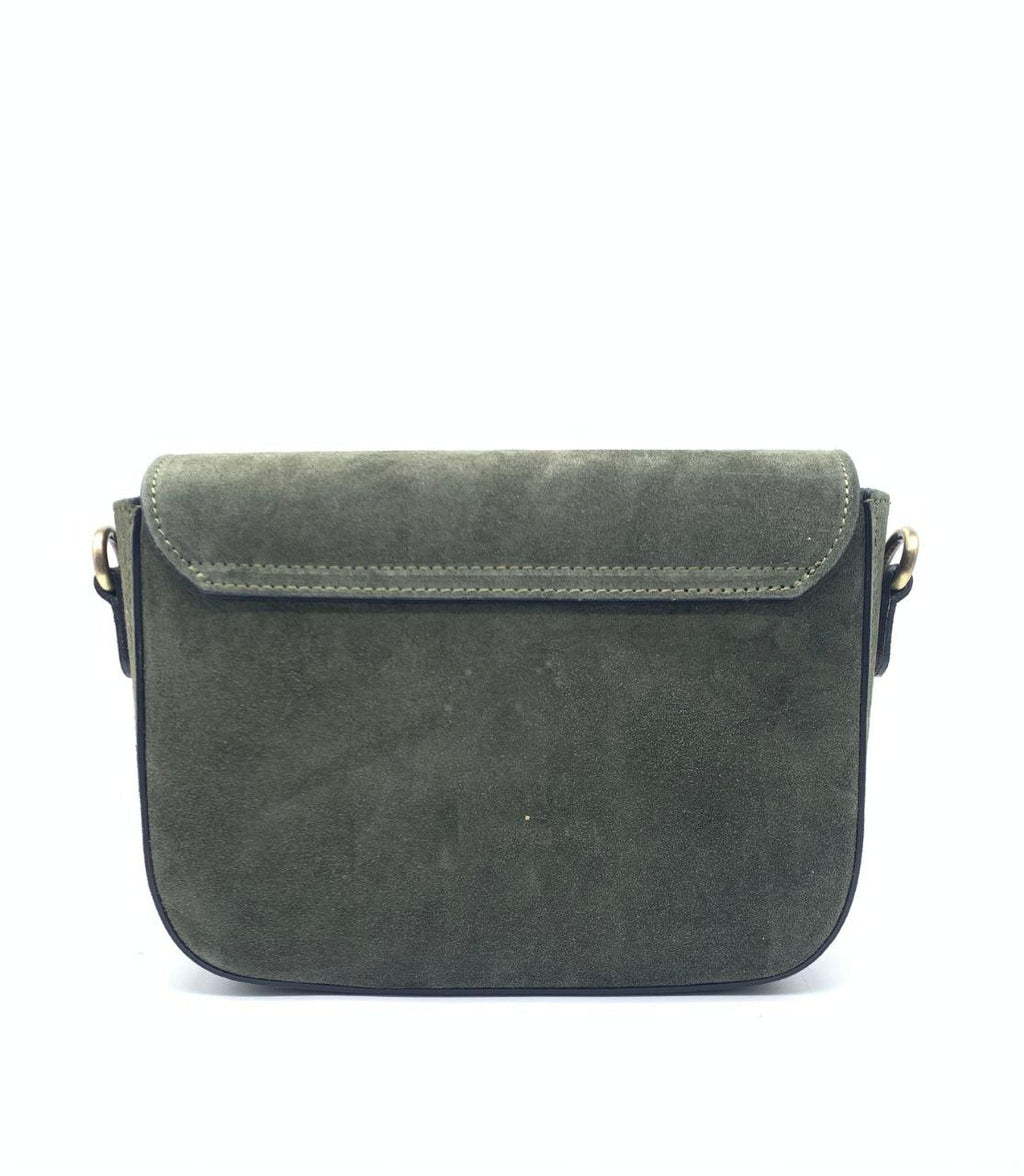 Italian Leather Crossbody with Metal Lock — Modex™