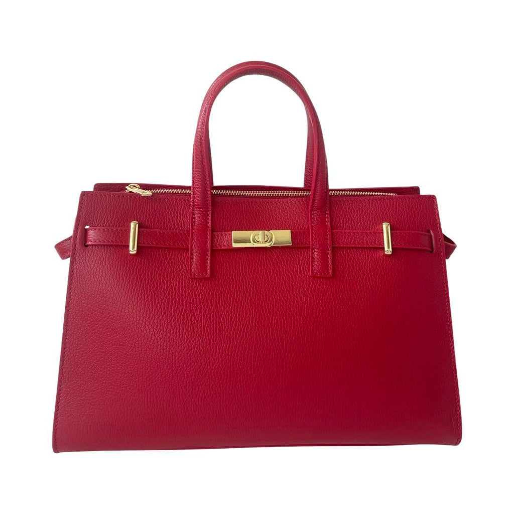 Modex™Luxurious Italian Leather Bag with Signature Lock
