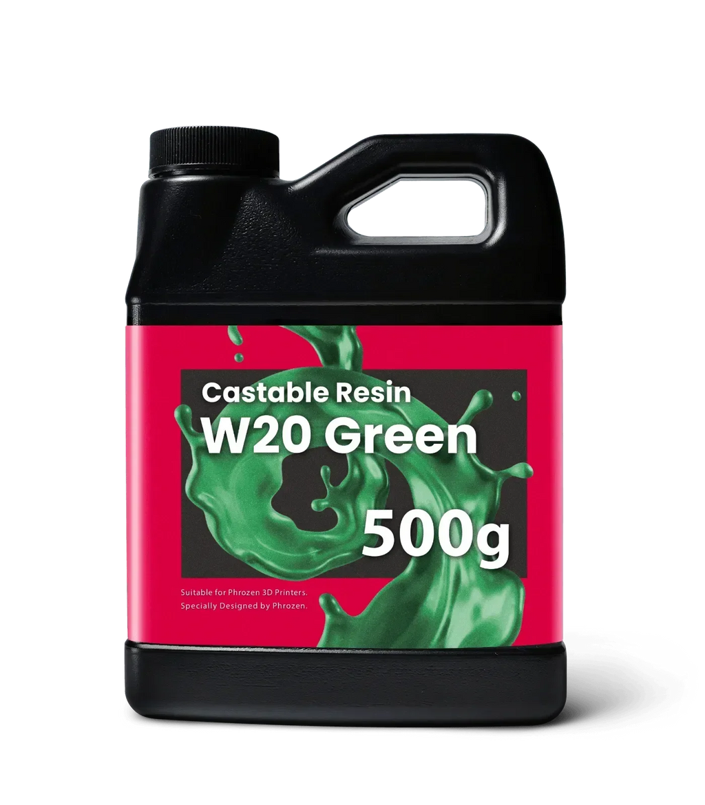 Phrozen Resin Castable W20 – Green (0.5KG)