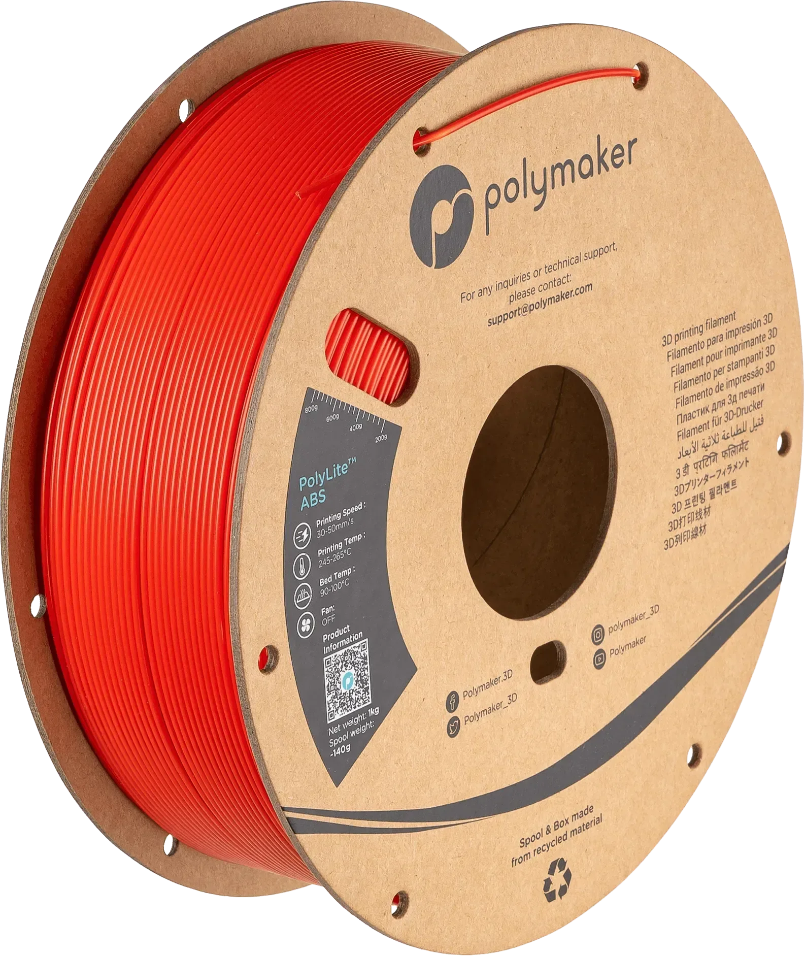 POLYMAKER POLYLITE ABS 1.75mm/1KG