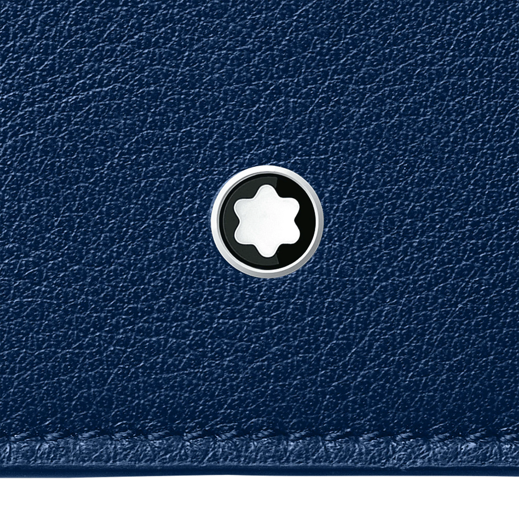 Porta carte 6 scomparti Meisterstück Selection Soft blu 130060