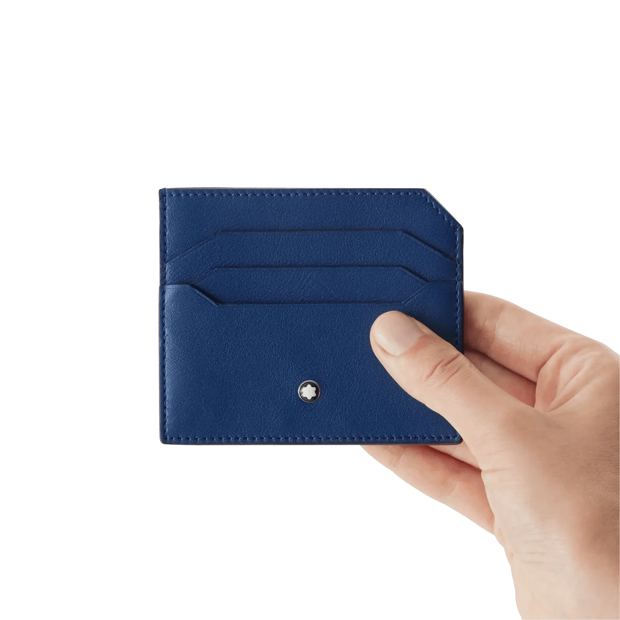 Porta carte 6 scomparti Meisterstück Selection Soft blu 130060