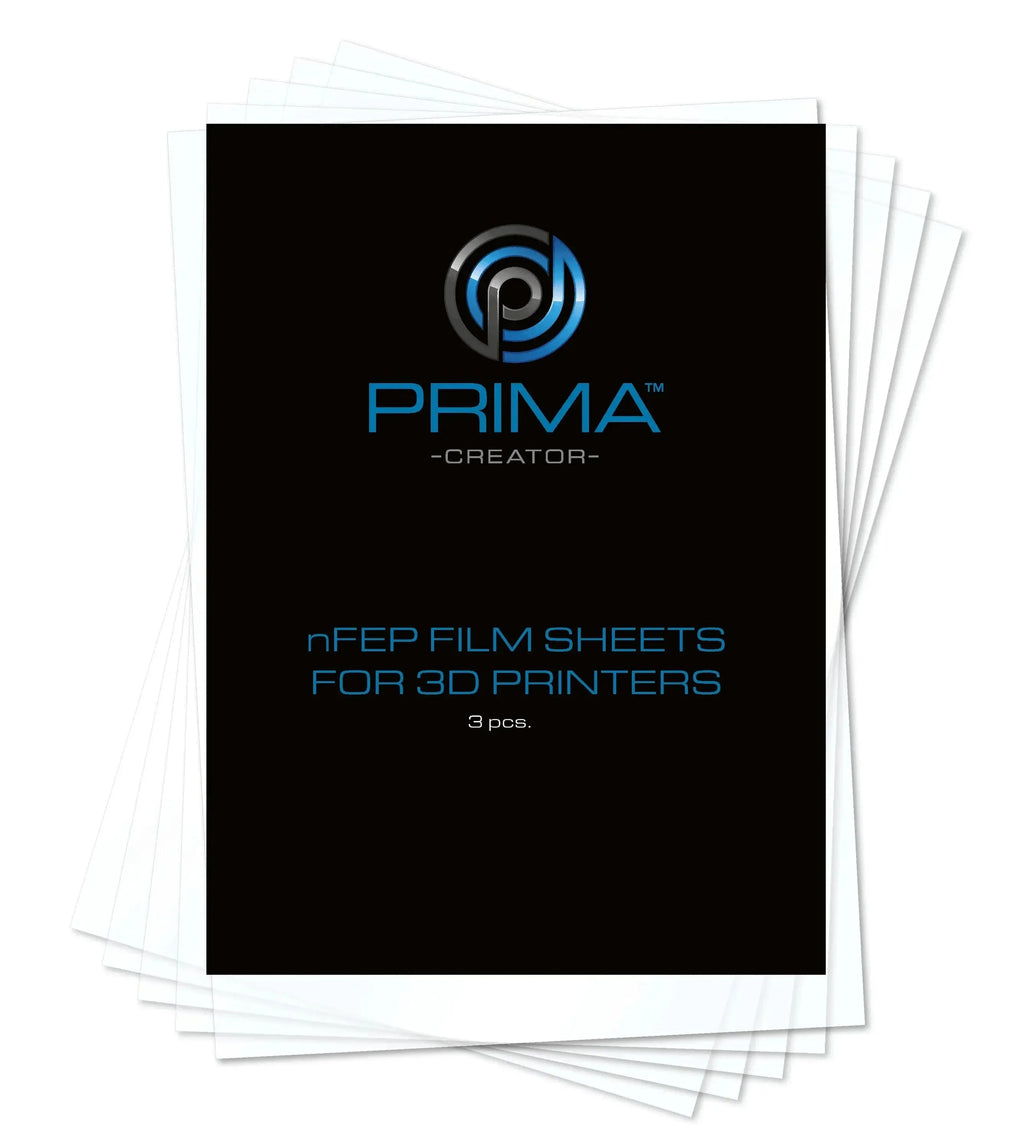 PRIMACREATOR NFEP FILM SHEETS FOR 3D PRINTERS - 140 X 200 MM - 3-PACK