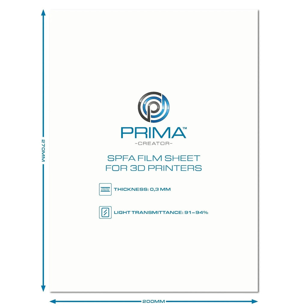 PRIMACREATOR SPFA FILM SHEET FOR 3D PRINTERS - 200 X 270 MM