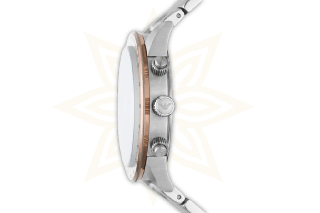 Armani Orologio in acciaio inossidabile argento